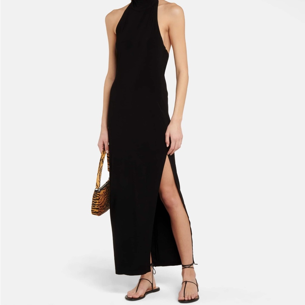 Norma Kamali Turtleneck Maxi Dress